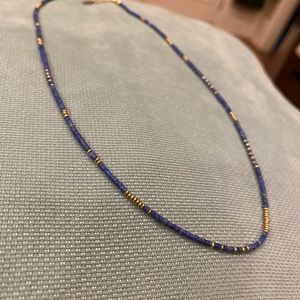 Kate Davis Rivas Choker blue necklace